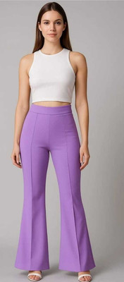 MASTERY Regular Fit Women Purple Trousers