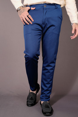 GAUMUKHI CREATION Slim Fit Men Light Green Trousers