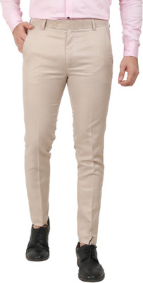 The DS Tapered Men Cream Trousers