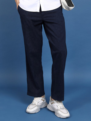 HIGHLANDER Regular Fit Men Dark Blue Trousers