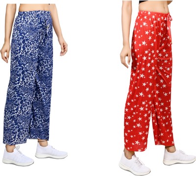 FusFus Relaxed Women Multicolor Trousers