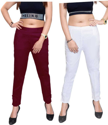 PK Fashion Regular Fit Women Multicolor Trousers