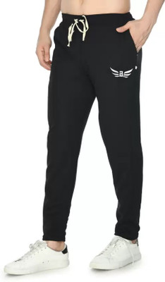 Absorbing Regular Fit Men Black Trousers