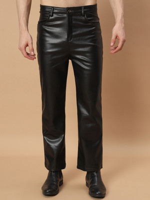 TANDUL Regular Fit Men Black Trousers