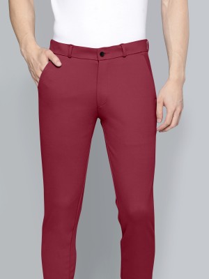 MP40 Regular Fit, Flared, Relaxed, Slim Fit Men Maroon, Red, Blue, Dark Blue, Light Blue, Grey, Black, Silver, White Trousers