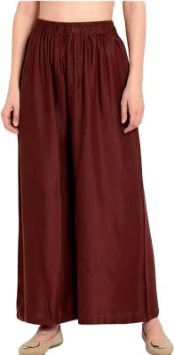 SK Fashion Relaxed Women Brown Trousers