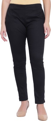 Nksa Fashion Slim Fit Women Black Trousers