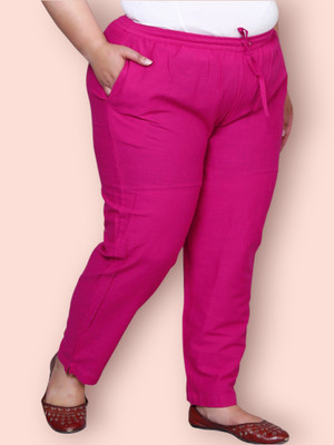 Prin Fashion House Regular Fit Women Pink Trousers