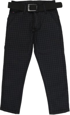 V-MART Regular Fit Boys Black Trousers