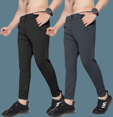 ynam Slim Fit Men Multicolor Trousers