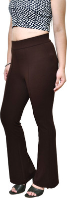 Urban weave Regular Fit Women Brown Trousers