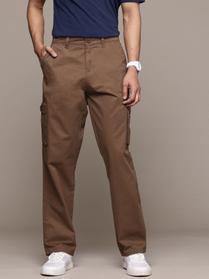 Roadster Straight Fit Men Brown Trousers