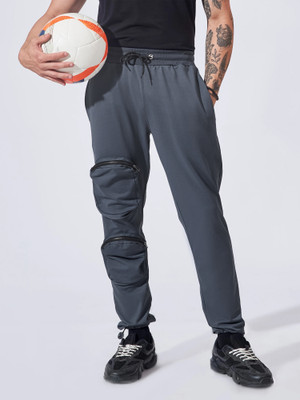 MANIAC Relaxed Men Grey Trousers