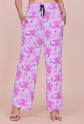 Tannu Fashion Relaxed Women Purple Trousers