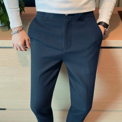 DSV Straight Fit Men Black Trousers