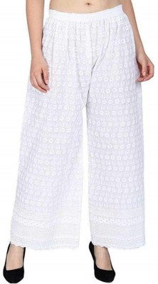 shiza store Regular Fit Women White Trousers