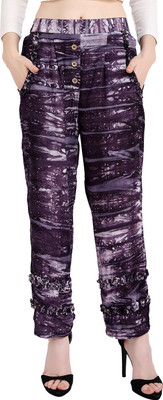 Chandwasia Regular Fit Women Multicolor Trousers