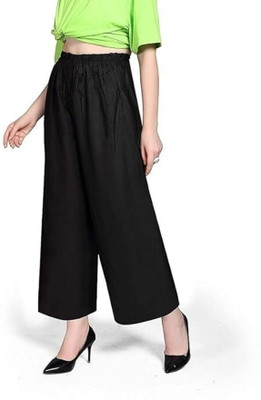 ABCD Relaxed Women Black Trousers