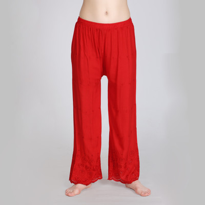 BRIMOON Regular Fit Women Red Trousers
