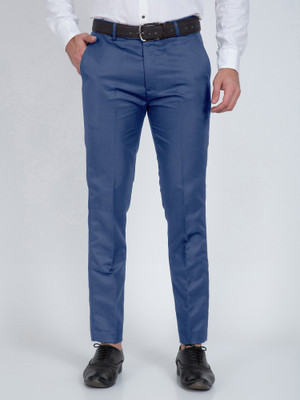 CYPHUS Regular Fit Men Blue Trousers