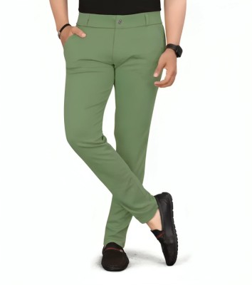 StylleX Relaxed Men Green Trousers