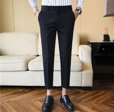 FUBAR Slim Fit Men Black Trousers