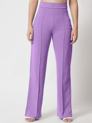 LEE TEX Regular Fit Women Purple Trousers