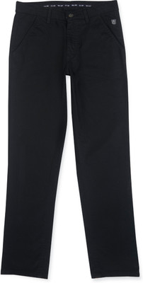 GINI & JONY Regular Fit Boys Black Trousers