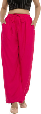 AARMAD Relaxed Women Red Trousers