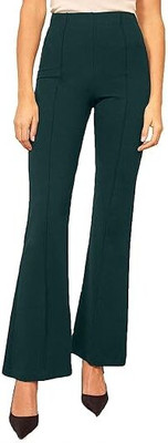 RAJOURIWALE Slim Fit Women Green Trousers