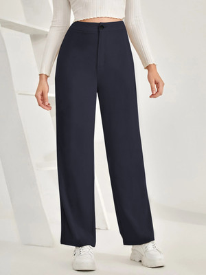 METRONAUT Relaxed Women Grey Trousers