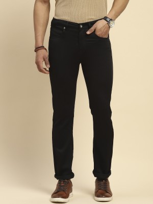 GLOBAL REPUBLIC Straight Fit Men Black Trousers