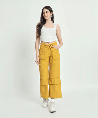 Ruhi Regular Fit Women Yellow Trousers