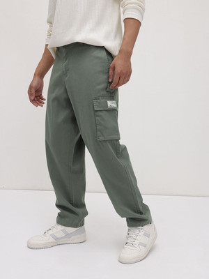 Roadster Relaxed Men Grey Trousers