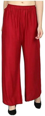 Shelly fashion Regular Fit Women Red Trousers