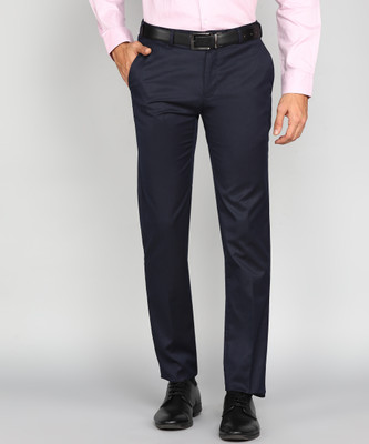 Raymond Slim Fit Men Dark Blue Trousers