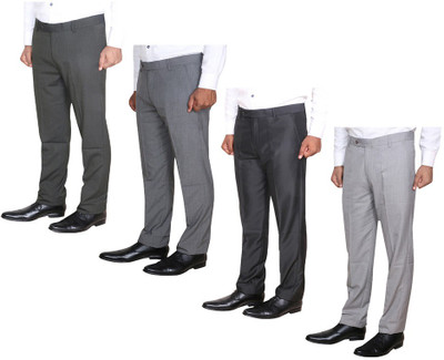 IndiWeaves Regular Fit Men Multicolor Trousers