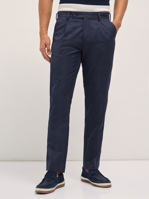 THE BEAR HOUSE Regular Fit Men Blue Trousers