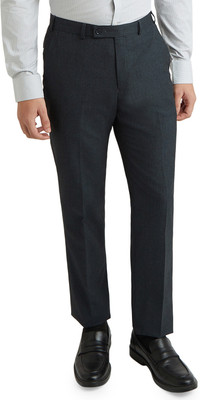 PARK AVENUE Regular Fit Men Blue Trousers