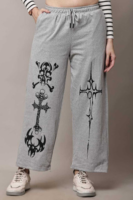 SAHANA STYLE Loose Fit Women Grey, Grey Trousers