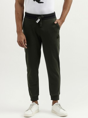 United Colors of Benetton Solid Men Black Track Pants