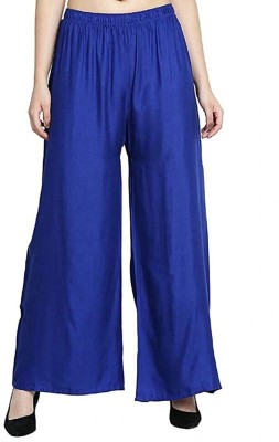 REWAND Regular Fit Women Blue Trousers