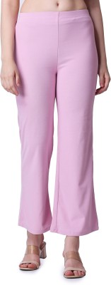 POPWINGS Flared Women Pink Trousers