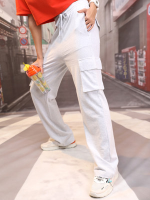 Tokyo Talkies Relaxed Women White Trousers