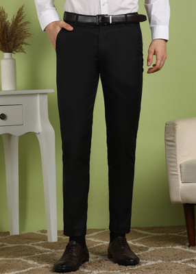 FUBAR Regular Fit Men Black Trousers