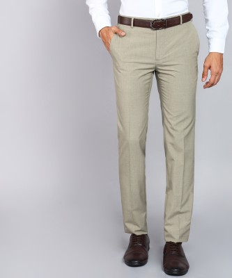 Raymond Slim Fit Men Brown Trousers