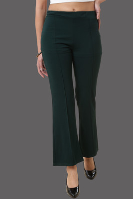 fithub Regular Fit Women Green Trousers