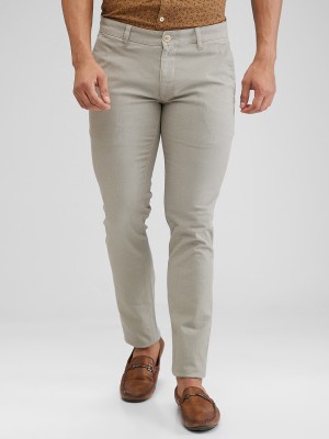 PARX Slim Fit Men Grey Trousers