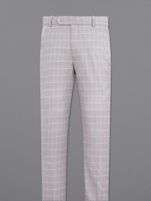 french crown Regular Fit Men Grey Trousers