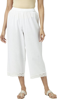 Rangmanch by Pantaloons Regular Fit Women White Trousers